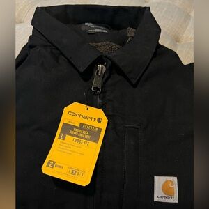 Men’s Carhartt washed duck Sherpa lined coat